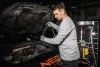 Mobil olajleeresztő, leszívó készülék, pneumatikus, leeresztő tál 10L, ellenőrzőhenger 10L, gyűjtőtartály 70L