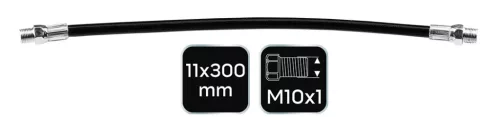 Zsírzó cső 11x300mm