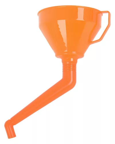Tölcsér 160mm, 1.2L, hajlított kifolyóval, polietilén