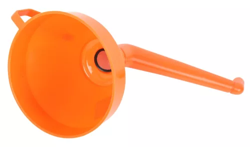 Tölcsér 160mm, 1.2L, hajlított kifolyóval, polietilén