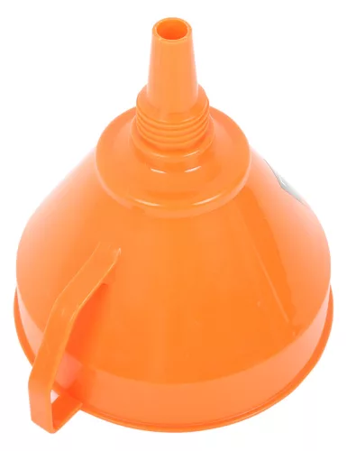 Tölcsér 160mm, 1.2L, hajlított kifolyóval, polietilén