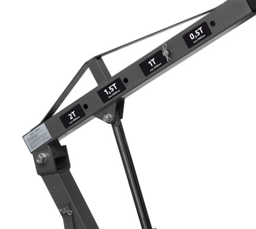 Műhelydaru, motorkiemelő zsiráf 2T, 25-2382mm