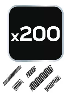 Rugókészlet, 200db