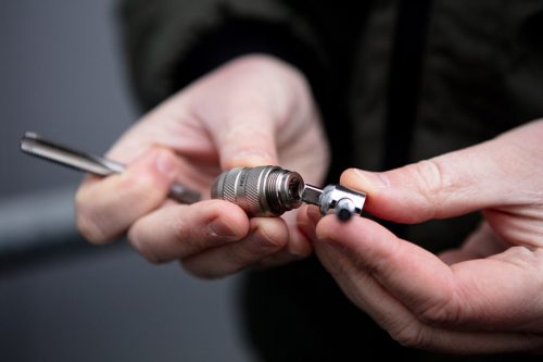 Befogóadapter menetfúrókhoz, 1/4", M3-M8