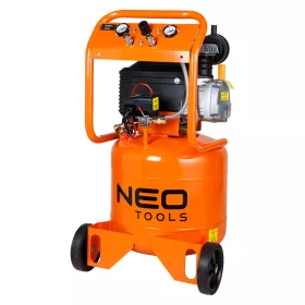   Kompresszor, 40L, álló, 8bar, 169l/perc, 2 csatlakozó, 2 nyomásmérő, olajkenésű