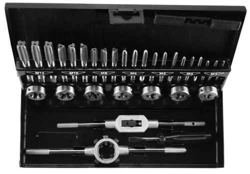 Menetkészítő készlet 32db, M3-M12