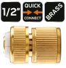 TÖMLŐ GYORSCSATLAKOZÓ 1/2", RÉZ