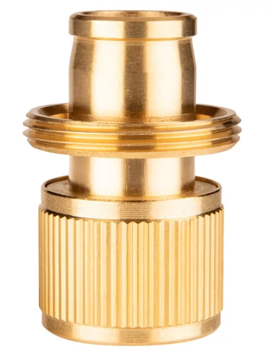 Tömlő gyorscsatlakozó 3/4", réz