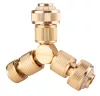 Tömlő gyorscsatlakozó 3/4", réz