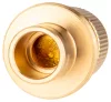 Tömlő gyorscsatlakozó 3/4", vízstoppos, réz