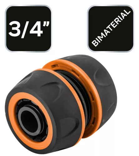 Tömlőtoldó csatlakozó 3/4", kétkomponensű, min. rendelés: 6db