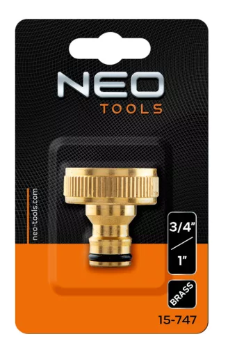 Csapcsatlakozó 3/4"- 1", réz