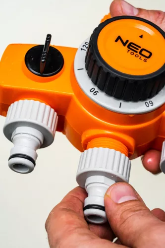 Mechanikus öntözőidőzítő óra, 3 utas, max.120perc