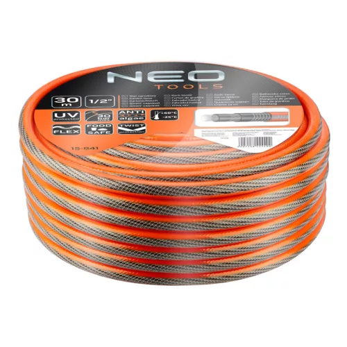 Locsolótömlő 1/2", 30m, 6 rétegű Professional