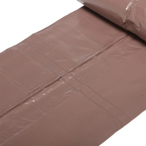 Szemeteszsák 200L, 90x120cm, barna, erősített, vastagság 40mic, 10db