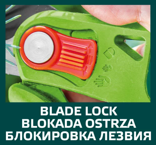 Metszőolló mellévágó, állítható pengenyílás, vágókap. 12mm, teflon bevonat