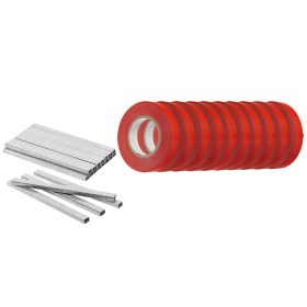   Növénykötöző szalag + kapocs készlet 25m szalag + 10000 kapocs, 15G455-höz