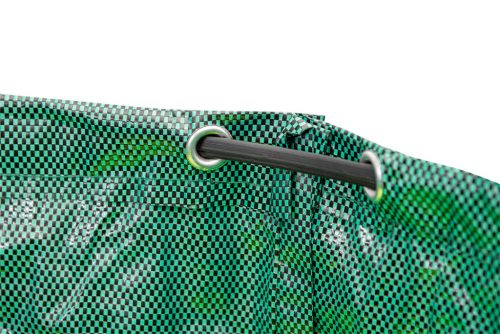 Kerti hulladék és levélgyűjtő zsák 270L, 150g/m2, PP, párnázott peremmel, 3 fogantyúval, 67x76cm