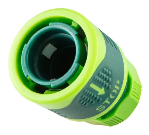 Tömlő gyorscsatlakozó 1/2", vízstoppos, kétkomponensű, min. rendelés: 5db