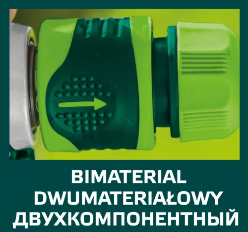 Tömlő gyorscsatlakozó 3/4", kétkomponensű, min. rendelés: 5db