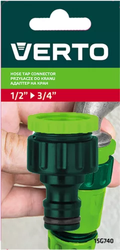 Csapcsatlakozó 1/2"- 3/4", min. rendelés: 6db