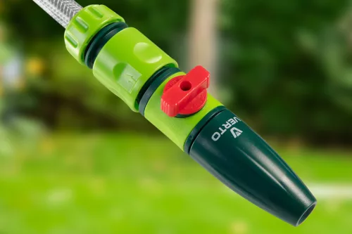 Autómata tömlődob, 20m locsolótömlő + 2m csatlakozó tömlő, 10bar, pp ház, PVC tömlő, falra szerelhető