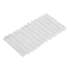 Ragasztópatron, 8x50mm, 12db, 31g, átlátszó fehér, min. rendelés: 5db