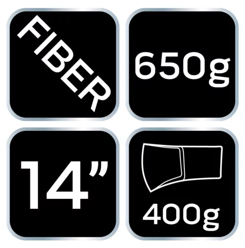 Balta 650g, fej 400g, üvegszálas nyél 14"