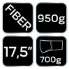 Balta 950g, fej 700g, üvegszálas nyél 17.5"