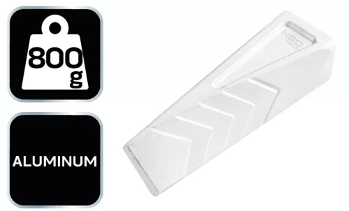 Alumínium csavart fahasító ék, 800g, fogazott