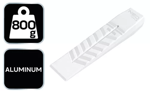 Alumínium fahasító ék 800g, fogazott
