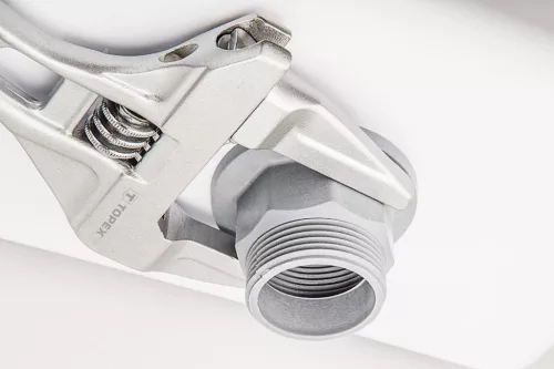 Állítható villáskulcs, csavarkulcs, 200mm, 0-70mm, aluminium 