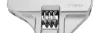 Állítható villáskulcs, csavarkulcs, 200mm, 0-70mm, aluminium 