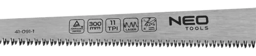 Lyukfűrész, 30mm, 11 TPI, 2komponensű markolat