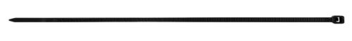 Kábelkötegelő, gyorskötöző, 3.6mmx300mm, fekete, 100db, min. rendelés: 5cs