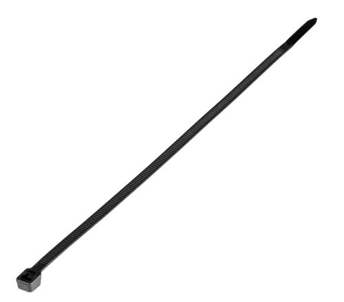 Kábelkötegelő, gyorskötöző, 3.6mmx200mm, fekete, 100db, min. rendelés: 5cs