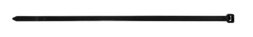 Kábelkötegelő, gyorskötöző, 4.8mmx200mm, fekete, 75db, min. rendelés: 5cs
