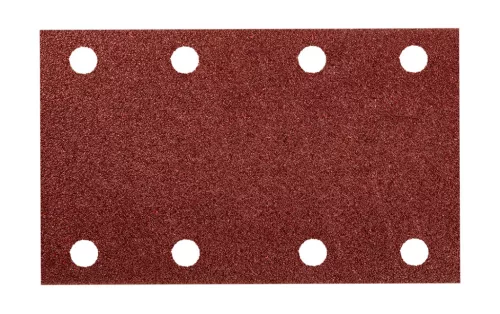 Csiszolópapír tépőzáras 80x130mm, P80, 8 lyukas, 04-623-hoz, 5db