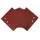 Csiszolópapír tépőzáras 113x113mm, P80, 8 lyukas, 04-623-hoz, 5db