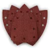 Csiszolópapír tépőzáras deltacsiszolóhoz 100x147mm, P80, 9 lyukas, 04-623-hoz, 5db