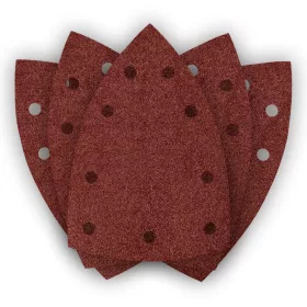   Csiszolópapír tépőzáras deltacsiszolóhoz 100x147mm, P80, 9 lyukas, 04-623-hoz, 5db