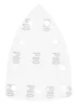 Csiszolópapír tépőzáras deltacsiszolóhoz 100x147mm, P80, 9 lyukas, 04-623-hoz, 5db