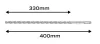 Betonfúró SDS PLUS 10x400mm, S4 type, 4 élű, vasbetonhoz