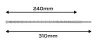 Betonfúró SDS PLUS 14x310mm, S4 type, 4 élű, vasbetonhoz