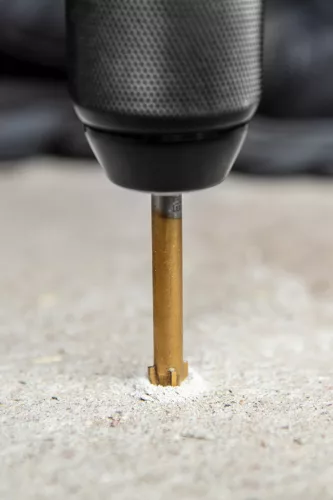 Univerzális, 4 élű üvegfúró, fa, műanyag, fém kőzetanyagok fúrásához, Titánium bevonat, 10mm