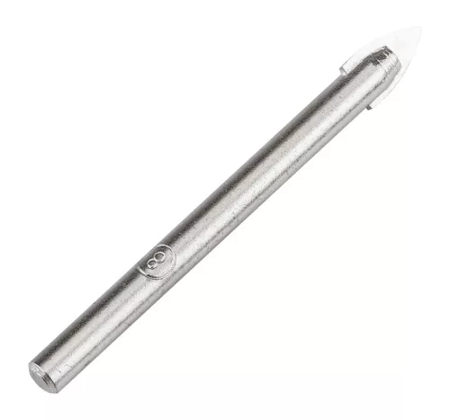 Üvegfúró, kerámia, kőzet, üveg fúráshoz, 8mm