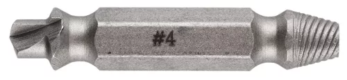 Törtcsavar kihajtó készlet, 2 oldalas, M5-M14, S2 acél, 4db