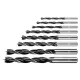 Fafúró készlet, 3-10mm, 8db