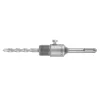 Koronafúró, körkivágó adapter, SDS PLUS szárral, központfúróval, M22, 110mm
