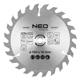   Körfűrészlap keményfém fogakkal, 150x10mm, 1.6mm, Z24, 58G008-hoz, ENERGY+